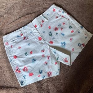 Ann Taylor Loft Printed Flower Shorts